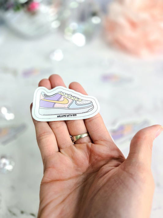Walking with God stickers