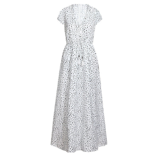 Sunset Dreams Polka Dot Boho Dress