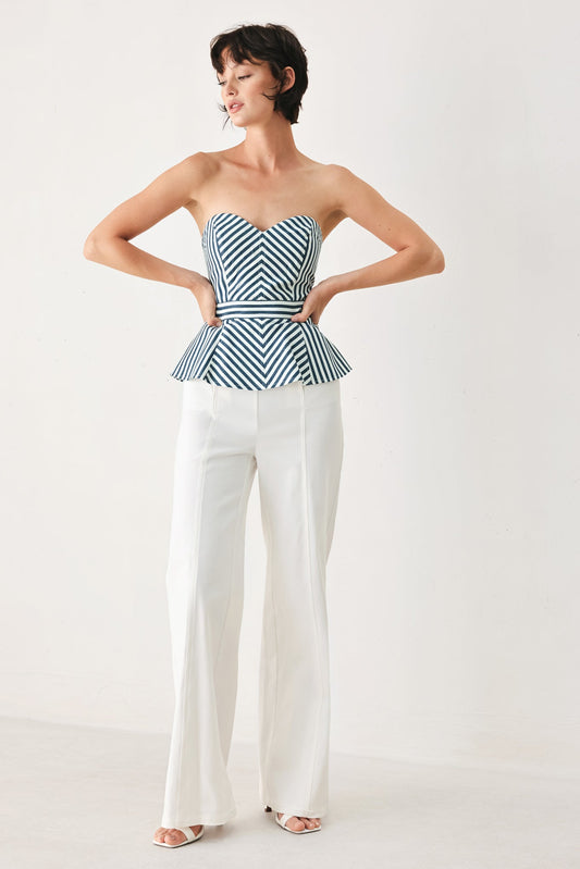 THE COASTAL CLUB WOVEN TOP