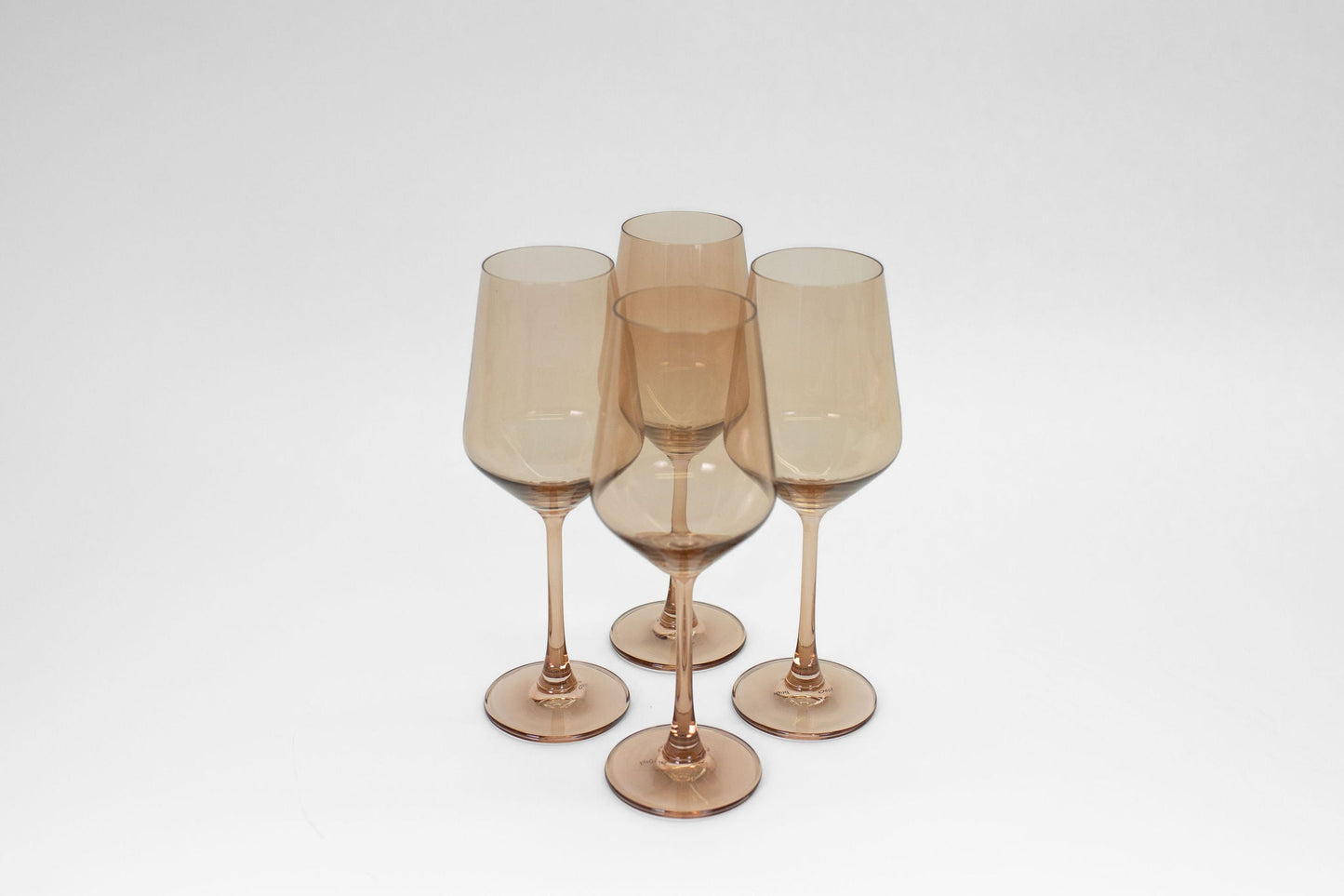 Brown Sugar - Stemless Colored Wine Glass