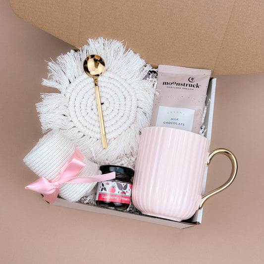 Gift Boxes for Women – Cozy Tea, Mug & Fuzzy Socks Set