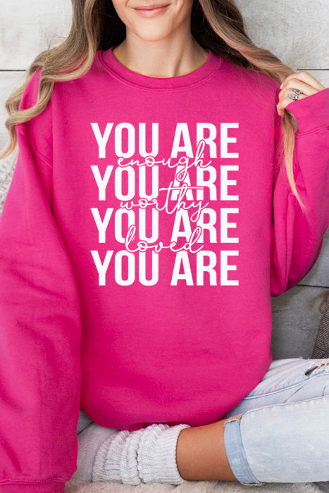 You Are Enough Sweatshirt 5120gsweat
