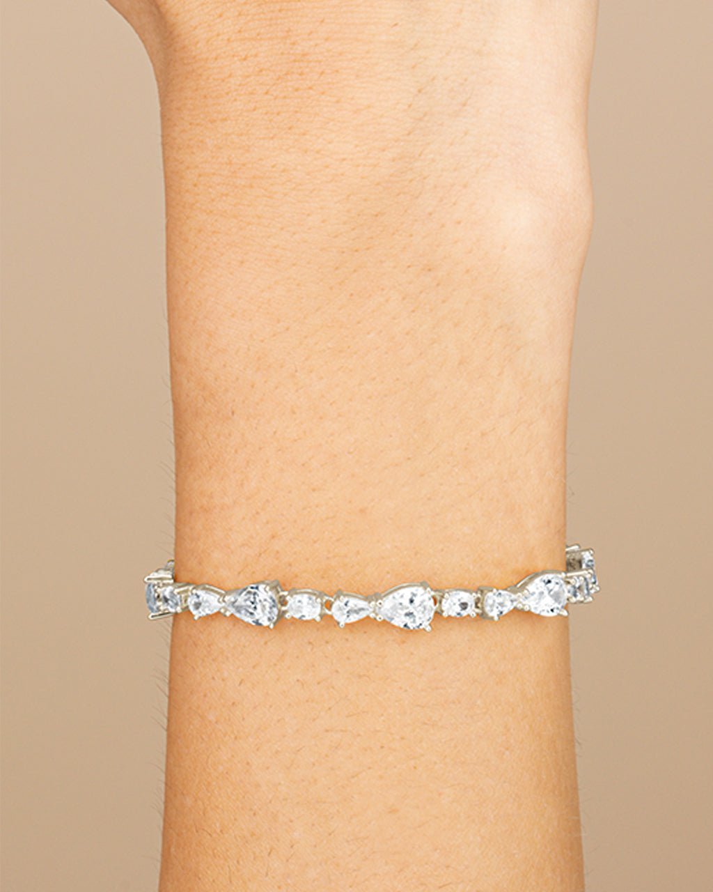 Sterling Silver Wyatt CZ Tennis Bracelet