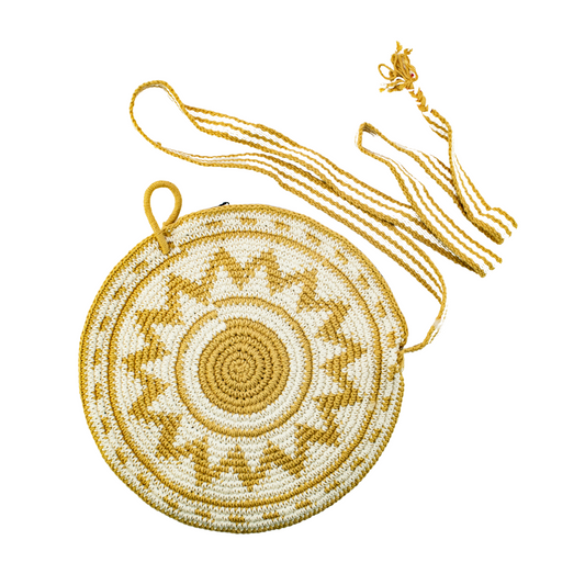 Nadia Crochet Round Crossover Purse - Guatemala