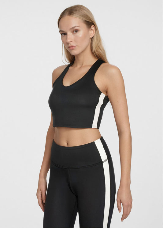 Side Split Crop Top Made in USA