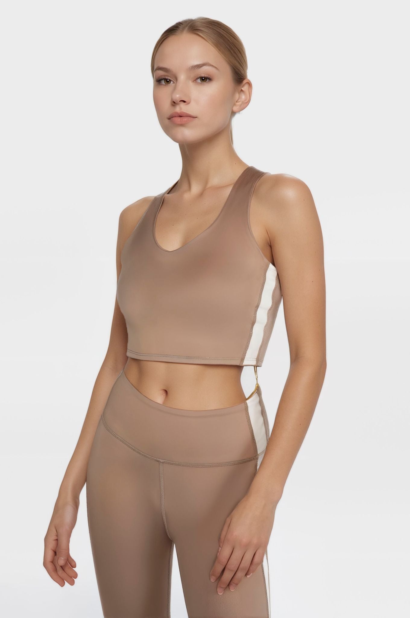 Side Split Crop Top Made in USA