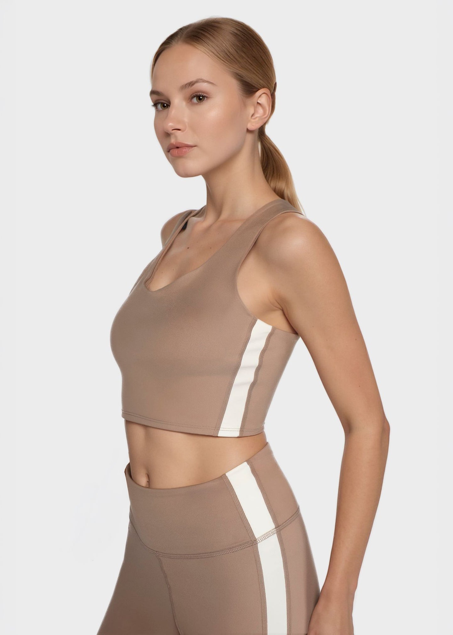 Side Split Crop Top Made in USA