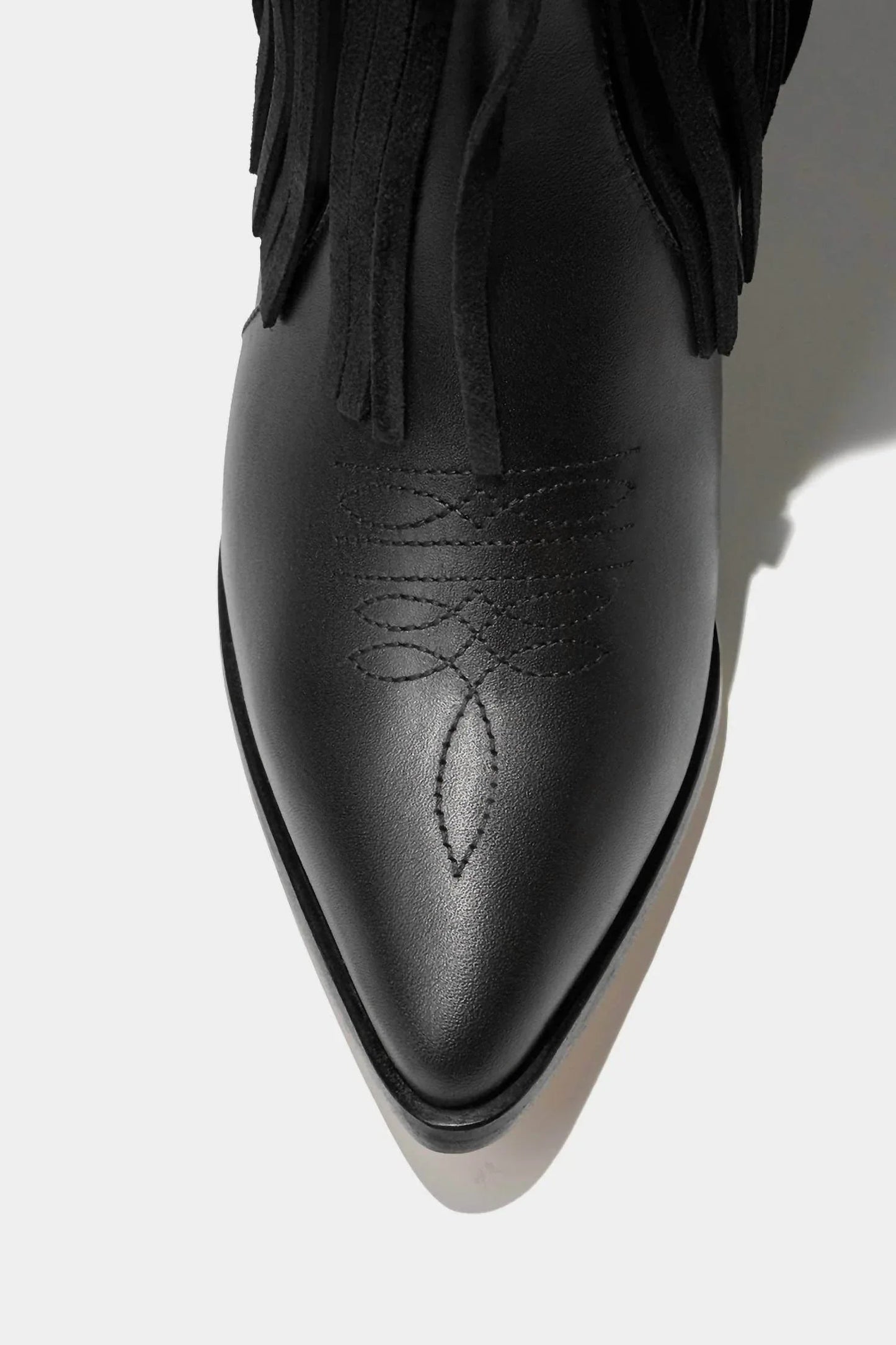 Women's Leather Fringe Boots