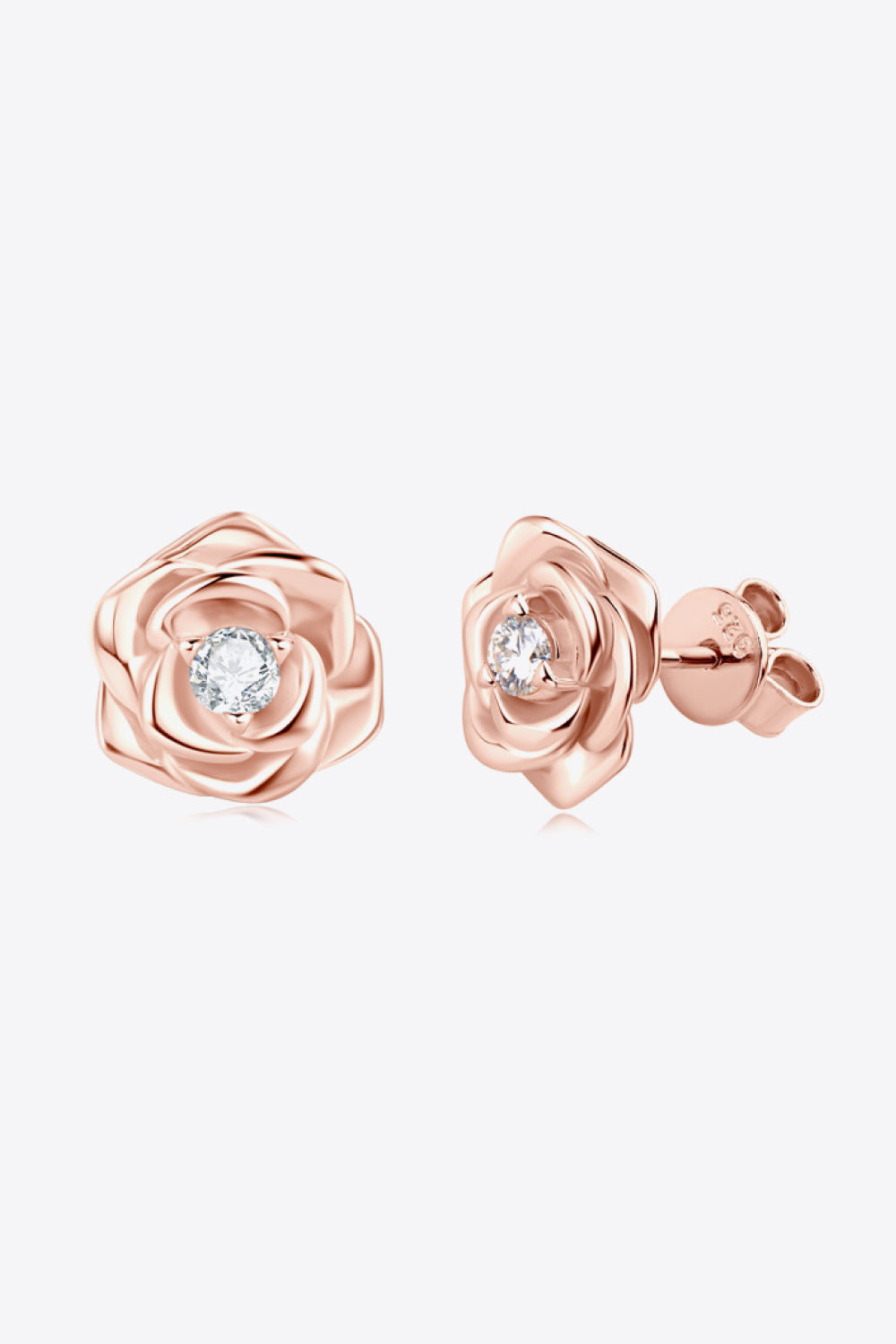 Adored Sparkala™ Flower 925 Sterling Silver Earrings (Platinum-Plated Fine Silver)