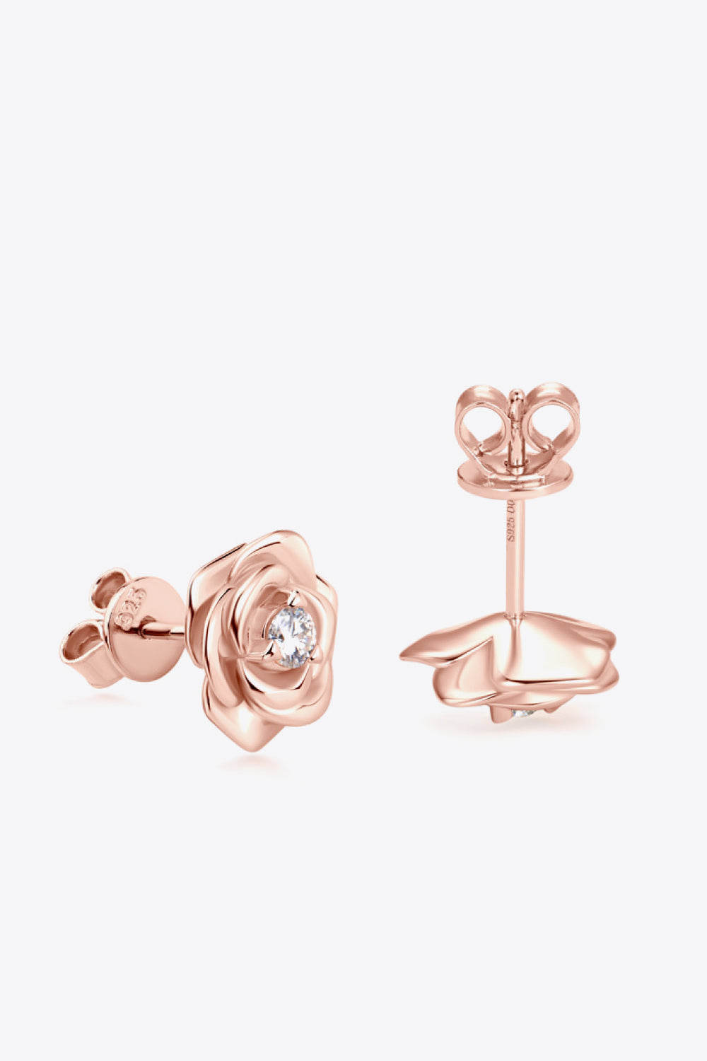 Adored Sparkala™ Flower 925 Sterling Silver Earrings (Platinum-Plated Fine Silver)
