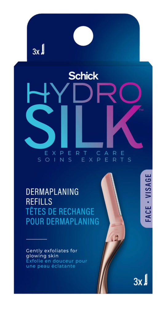 SCHICK HYDRO SILK DERMAPLANING REFILLS 3count